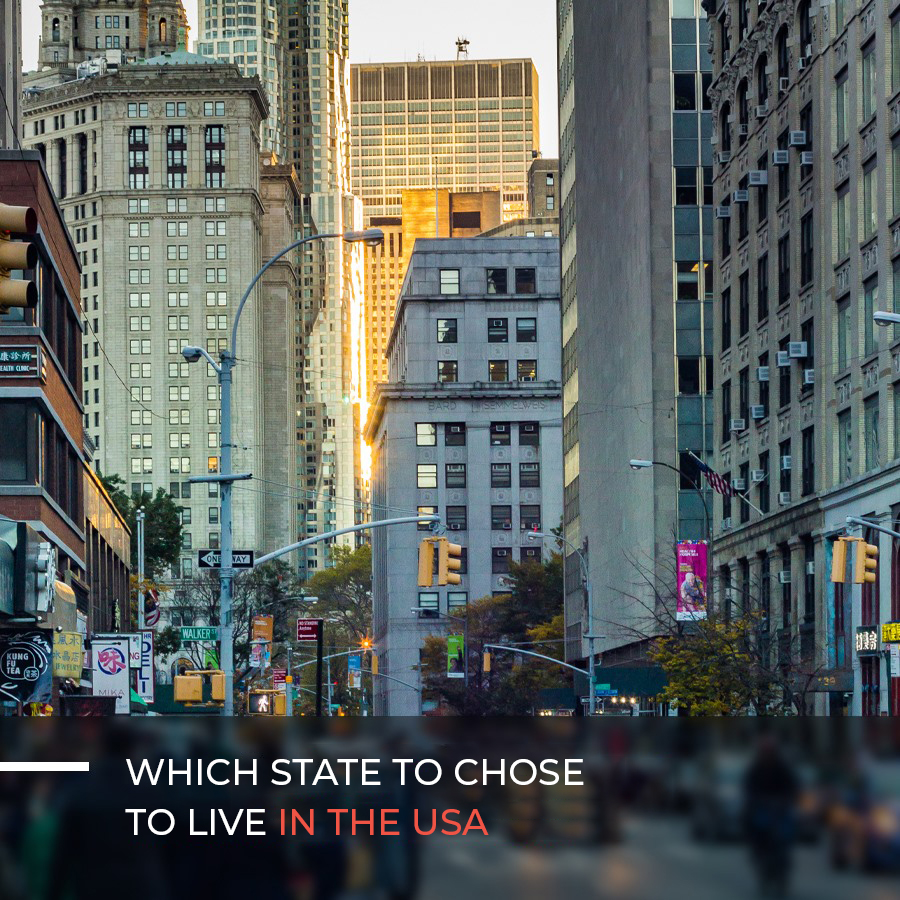 Which state to chose to live in the USA